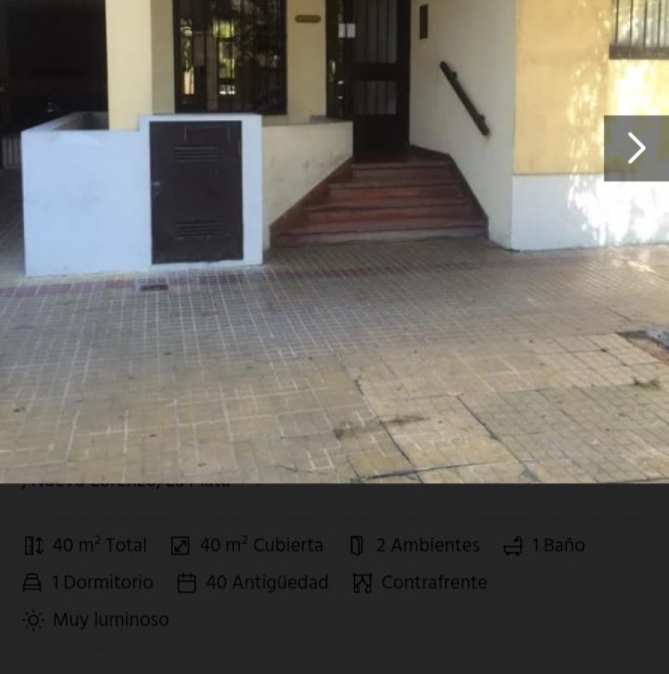 34 E/12 y 13 - 1 Dormitorio - La Plata