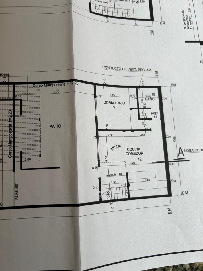 20E/ 68 Y 69 - CASA INTERNA EN PH- 3 DORM - DOS BAÑOS - PATIO- APTO BANCO  