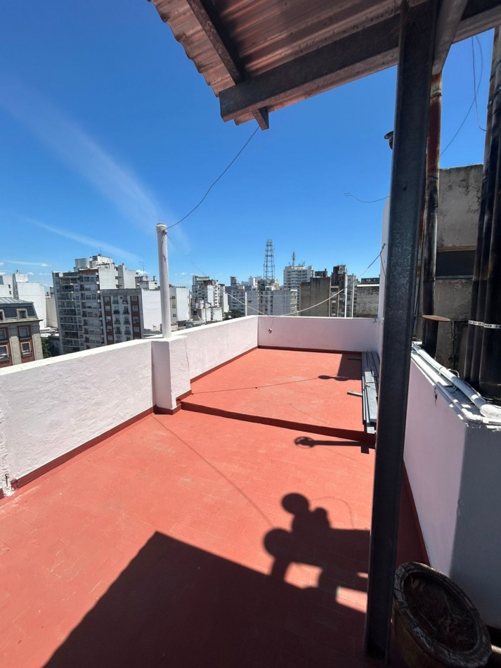 51 esq 8 - depto con terraza privada- centro de la ciudad