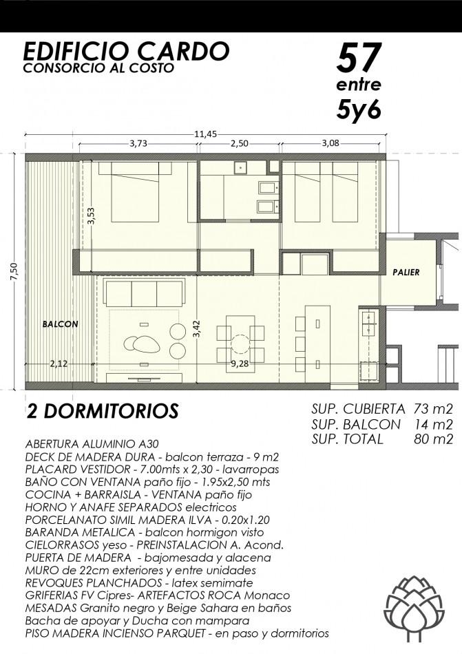 57 e/ 5 y6 - fideicomiso al costo- ZONA CENTRO DE LA PLATA