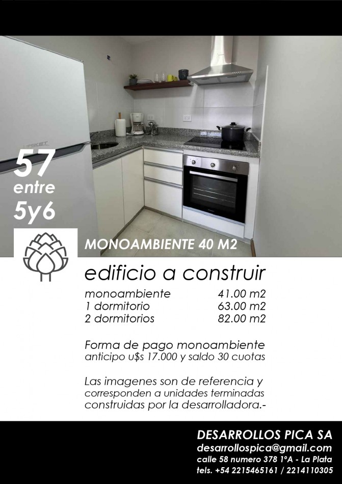 57 e/ 5 y6 - fideicomiso al costo- ZONA CENTRO DE LA PLATA