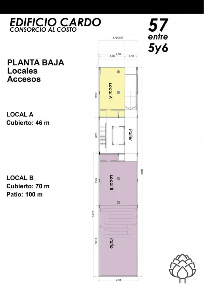 57 e/ 5 y6 - fideicomiso al costo- ZONA CENTRO DE LA PLATA
