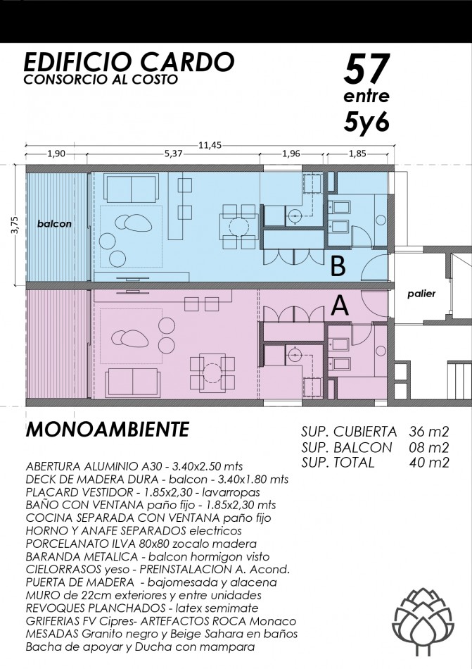 57 e/ 5 y6 - fideicomiso al costo- ZONA CENTRO DE LA PLATA