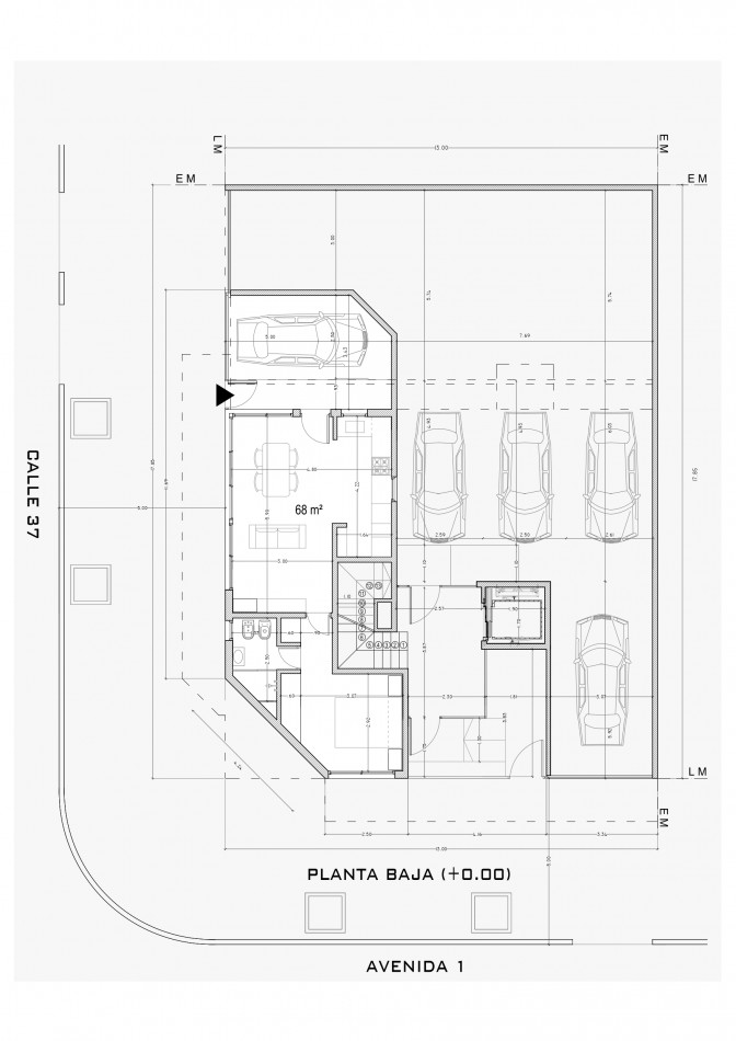 av 1 esq 37 - venta a estrenar PLANTA BAJA ENTRADA INDEPENDIENTE - 1 dorm en planta baja 
