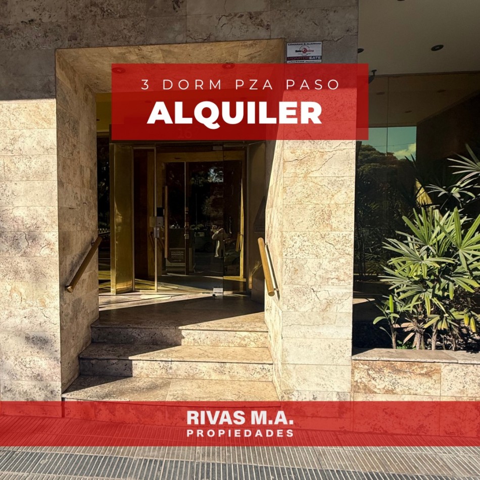 Alquier plaza Paso ( 13 y 44 ) - 3 Dorm con cochera 